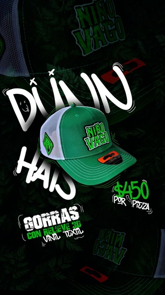 baseball cap, trucker hat, snapback, fitted cap, sports cap, mesh cap, branded hat, sale promotion, modern typography, energetic, bold, green, black